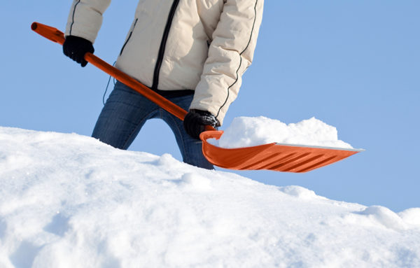 snow shovelling